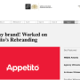 (WBDS) announced one of ourlatest Rebranding projects”Appetito”